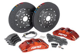 APR MQB BRAKES - 380X34MM 2 PIECE 6 PISTON KIT - FRONT - RED - German Performance